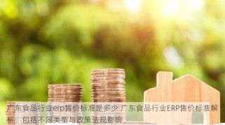 广东食品行业erp售价标准是多少 广东食品行业ERP售价标准解析：包括不同类型与政策法规影响