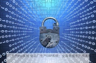 食品厂生产erp系统 食品厂生产ERP系统：全面管理生产成本和工艺