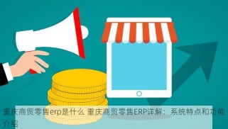 重庆商贸零售erp是什么 重庆商贸零售ERP详解：系统特点和功能介绍