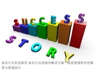 食品行业的进销存 食品行业进销存解决方案：高效管理软件的推荐与管理技巧