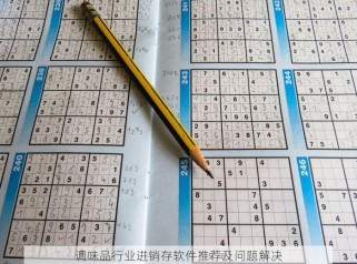 调味品行业进销存软件推荐及问题解决