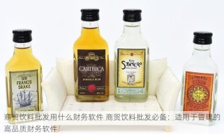商贸饮料批发用什么财务软件 商贸饮料批发必备：适用于管理的高品质财务软件