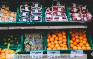 食品类进销存软件如何管理库存和进行进货