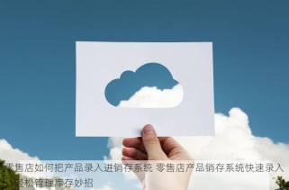 零售店如何把产品录入进销存系统 零售店产品销存系统快速录入，轻松管理库存妙招
