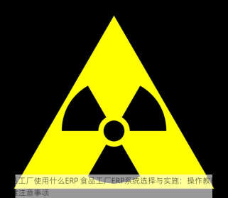 食品工厂使用什么ERP 食品工厂ERP系统选择与实施：操作教程与关键注意事项