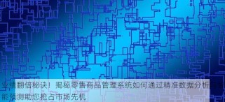 业绩翻倍秘诀！揭秘零售商品管理系统如何通过精准数据分析与智能预测助您抢占市场先机