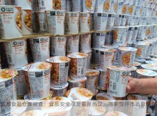 成都食品仓库被查：食品安全引发最新热议，商家惊呼市场影响存疑