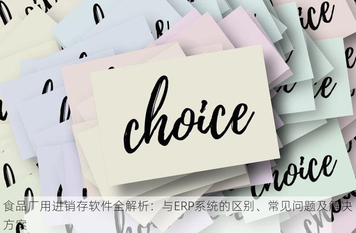 食品的erp软件 食品ERP软件助力企业高效运营与货款记账