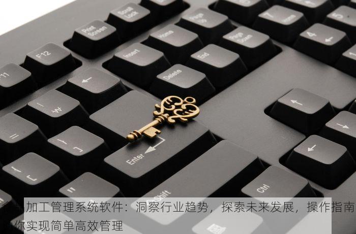 食品加工管理系统软件：洞察行业趋势，探索未来发展，操作指南助你实现简单高效管理