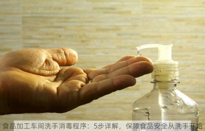 食品加工车间洗手消毒程序：5步详解，保障食品安全从洗手开始