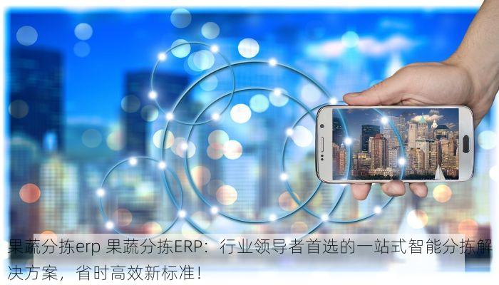 果蔬分拣erp 果蔬分拣ERP：行业领导者首选的一站式智能分拣解决方案，省时高效新标准！
