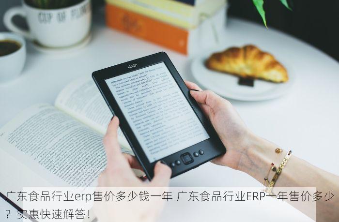 广东食品行业erp售价多少钱一年 广东食品行业ERP一年售价多少？实惠快速解答！