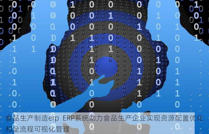 食品生产制造erp  ERP系统助力食品生产企业实现资源配置优化和全流程可视化管理