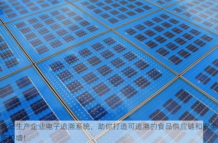 食品生产企业电子追溯系统，助你打造可追溯的食品供应链和安全防护墙！