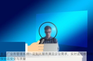 食品厂业务管理系统：定制化服务满足企业需求，实时监控数据确保食品安全与质量